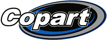 Copart logo for vehicle auction and auto transport services.